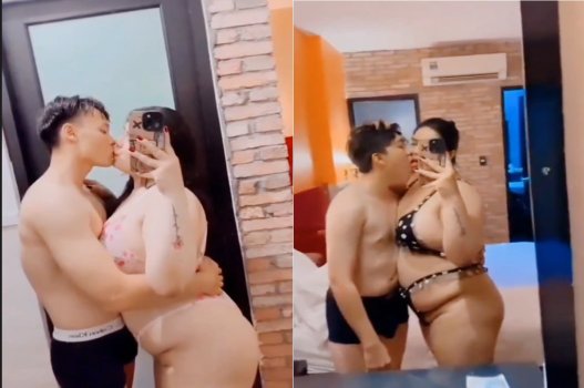 Clip chị gái hàng múp đụ một lúc hai em trai